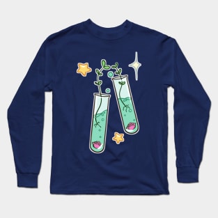 Cute Aesthetic Test Tubes Long Sleeve T-Shirt